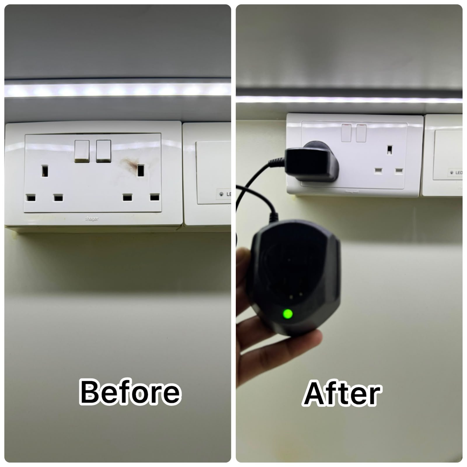 Electrical Power Socket Replacement & Repair Service in Singapore